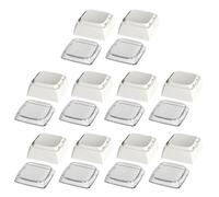 Lot de 10 capuchons de touches vierges pour commutateurs MX - Hauteur du profil XDA - 1U - Capuchons anti-usure