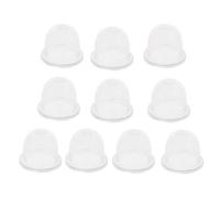 Lot de 10 carburateurs de 17 mm - Capuchon d'amorçage pour ampoule de carburateur - Pour tronçonneuse, souffleur, débroussailleuse, débroussailleuse, outils de jardin -