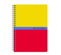 Lot de 10 Carnet Sept reliure intégrale A6, 100p./50 feuilles 70g/m², quadrillé 5x5, coloris assortis (4)