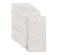 Lot de 10 carreaux adhésifs pour sol - 30 x 60 cm - 2,5 mm - En PET - Aspect marbre imperméable et antidérapant - Pour salle de bain et cuisine - Pour recouvrir les carreaux existants, protection
