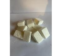 Lot de 10 Carrés de Musc Solide Naturel 25g - Parfums Noir black, Blanc, Jaune et Ambre - Hypoallergénique et Longue Durée - Fait au Maroc - Soin Peau et Linge (Musc jaune)