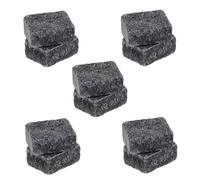 Lot de 10 Carrés de Musc Solide Naturel Noir 30g - Fabriqué au Maroc Artisanalement, Parfum Longue Durée 100% Naturel, Hypoallergénique, Soin et Parfum pour Peau et Linge