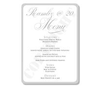 Lot de 10 cartes d'anniversaire pour mariage, fête, menu, format A6