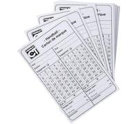 Lot de 10 cartes d'arbitrage football