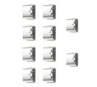 Lot de 10 cartes de charge rapide 3,7 V avec port de type C, circuit intelligent multicouche pour batteries au lithium, haute efficacité, conversion d'énergie IC