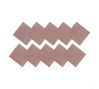 Lot de 10 cartes de circuit imprimé FR4 PCB 10 x 10 cm simple face pour expériences de gravure et de soudage électroniques