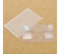 Lot de 10 cartes de crédit 3x Loupe Grossissement Lentille Fresnel