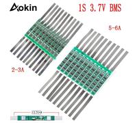 Lot de 10 cartes de protection pour batterie Li-ion BMS 1S 3A/5-6A, circuit imprimé adapté aux batteries