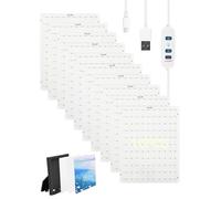 Lot de 10 cartes de rétroéclairage LED lithophane compatibles avec les impressions CMJN avec port USB C, pour imprimante 3D Bambu Lab A1/A1/P1P/P1S/X1C/X1E AMS, art photographique en relief