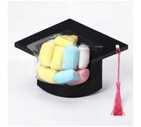 Lot de 10 cartes de vœux pour remise de diplôme, cadeau de 2026 avec porte-chocolat à pompon, boîte de remise de diplôme pour étudiants et enseignants