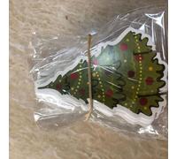 Lot de 10 cartes décoratives pour verre à vin avec motifs de chapeau de Père Noël, espace vierge pour les noms des invités, papier écologique pour fête de Noël (E)