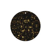 Lot de 10 cartes désodorisantes parfumées pour voiture avec impression dorée et noire