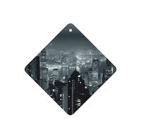 Lot de 10 cartes désodorisantes parfumées pour voiture Motif Hong Kong