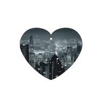 Lot de 10 cartes désodorisantes parfumées pour voiture Motif Hong Kong