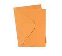 Lot de 10 Cartes et Enveloppes A6 'Sizzix' Surfacez Orange brûlée