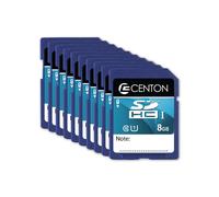 Lot de 10 cartes SD Centon MP UHS Classe 1 (U1) 8 Go