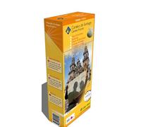 Lot de 10 Cartes topographiques - Chemin de St Jacques 38 étapes + vue d'ensemble | CNIG