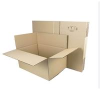 Lot de 10 cartons double cannelure 60 x 40 x 30 cm - Format A9 - Cartons d'expédition résistants, grande contenance, recyclables
