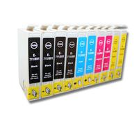 Lot de 10 Cartouches compatibles avec EPSON Stylus Office BX300 / BX300F / BX310 / Stylus Office B40w / B40W etc.