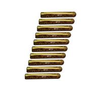 Lot de 10 cartouches d'ancrage composite M12 pour foret Ø 14 mm Mortier de résine synthétique Cartouche en verre Cartouche de mortier Cheville chimique
