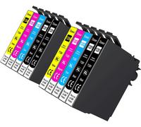 Lot De 10 Cartouches D'Encre De Remplacement Pour Epson T1281 T1282 T1283 T1284 T1285,Compatibles Avec Epson Sx235W Sx130 Sx125 Sx422 0 W Sx42.5 W Sx430W Sx435W Sx440W Sx45W