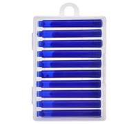 Lot de 10 cartouches d'encre thermique effaçables pour stylo plume LVZONGXIN | Cartouches de rechange en différentes couleurs | Écriture nette et gomme sans résidus (bleu)