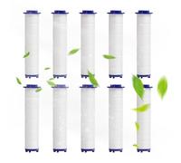 Lot de 10 cartouches filtrantes pour adoucisseur d'eau de douche, cartouche de rechange universelle, buse de suralimentation, filtre adoucisseur d'eau de douche, cartouche restaure l'équilibre du pH