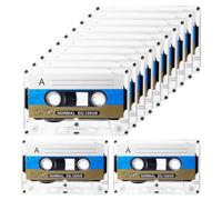 Lot de 10 cassettes audio vides - Faible bruit - 60 min - Cassettes audio vides - Pour enregistrements de séminaires