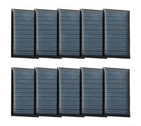 Lot de 10 cellules solaires individuelles 5 V 30 mA 53 x 30 mm pour une utilisation dans les laboratoires éducatifs et les constructions électroniques personnelles
