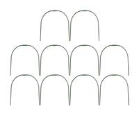 Lot de 10 cerceaux de serre tunnel de culture | Arceaux de jardin pour lits surélevés | Tunnel de jardin antirouille | Cadre de maison pour couverture de rangée | Cerceaux pour protection contre