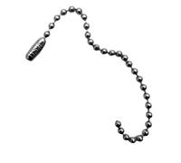 Lot de 10 chaînes à billes en acier inoxydable de qualité 304 de 10,2 cm de long pour plaque d'identité de chien, colliers et perles, taille unique, Acier inoxydable
