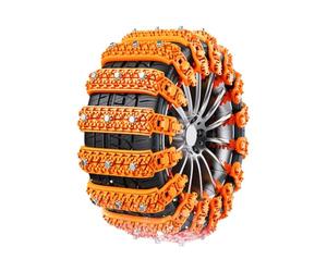 Lot de 10 chaînes à neige réutilisables pour voiture, neige d'hiver, tempête, routes verglacées, conduite de sécurité, pour monospace, caravane