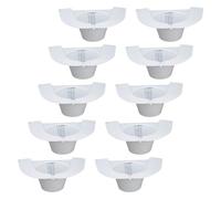 Lot de 10 chapeaux de collecte d'échantillons d'urine simples avec échelle de mesure pour toilettes