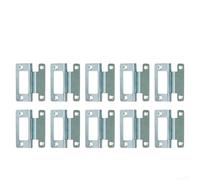 Lot de 10 charnières à manivelle en acier pour portes de placard, parfaites pour le camping, la maison, le utilitaire, 50 x 23 mm, 2/5/10 pièces avec vis