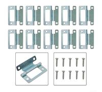 Lot de 10 charnières à manivelle en acier robuste pour portes de placard compatibles avec caravanes et mobil-homes 2/5/10 pièces