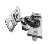 Lot de 10 charnières et plaque compactes Blumotion 38B (coupe ronde) pour superposition de 3,5 cm ou plus grande, montage de face, à visser.