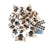 Lot de 10 charnières hydrauliques compactes Blum Blumotion Série 39C 110 degrés à fermeture douce avec vis