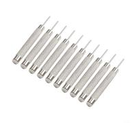 Lot de 10 chasse-goupilles en fer argenté pour réparation de bracelet de montre avec 10 pièces y compris les tailles de 0,7 mm à 1,0 mm de diamètre et 52 mm de longueur pour les travaux de rivetage de