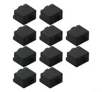 Lot de 10 chaussettes en silicone pour Anycubic 2/Pro/Plus/Max, résistantes à la chaleur jusqu'à 260 °C, manchon isolant noir pour éviter les brûlures et l'accumulation de plastique, facile à