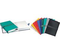 Exacompta - Réf. 640E - 1 chemise à dos extensible balacron - 1 rabat - fermeture par sangle auto-agrippante/scratch - dimensions 24 x 32 cm - pour documents au format A4 - couleurs aléatoires