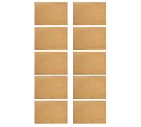 Lot de 10 chemises de classement robustes et étanches pour documents de format lettre pour bureau, école, porte-documents