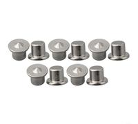 Lot de 10 chevilles centrales de précision 6/8/10/12 mm pour outils de menuiserie en bois, marqueurs de chevilles en bois dur avec guide de perçage pour le travail du bois, ensemble d'alignement de
