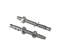 Lot de 10 chevilles en acier inoxydable 304 robustes pour une fixation fiable et des besoins de fixation stables (M12 x 110)