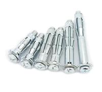 Lot de 10 chevilles métalliques M4, M5 et M6 for fixation murale - Fixations en acier au carbone for plaques de plâtre et béton(M5x65)