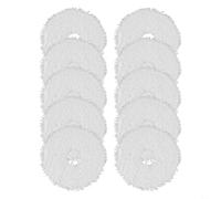 Lot de 10 chiffons de nettoyage en microfibre de rechange compatibles avec aspirateur robot Eureka J12 Ultra