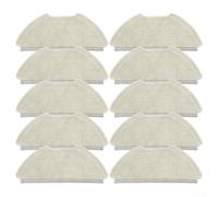 Lot de 10 chiffons de nettoyage en microfibre pour aspirateur Airrobo T20 et FIXR pour aspirateur robot T20 - Lot de 4 tampons de nettoyage en microfibre pour maintenir l'hygiène du sol et les