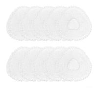 Lot de 10 chiffons de nettoyage en microfibre réutilisables et lavables compatibles avec aspirateur Narwal Freo X10 Pro YJCC027