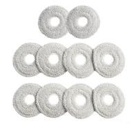 Lot de 10 chiffons de nettoyage pour aspirateur Cecotec 11090 conçus pour stimuler la capture de la poussière et maintenir la performance de l'aspirateur avec 4 ou 10 chiffons (10 pièces)