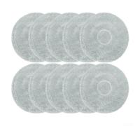 Lot de 10 chiffons de rechange en microfibre compatibles avec Conga X100, X100, X-Treme Floor Robots