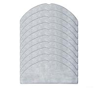 Lot de 10 chiffons de rechange en microfibre pour aspirateur robot S20 D106, 3C, E10 3C C103, 3C Plus B112